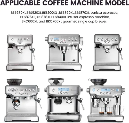 Vista 3 de Paquete de 2 filtros Breville de carbón para máquinas de espresso, reemplazos de filtro de agua para máquina de café espresso Breville