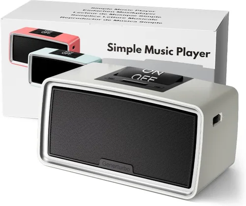 Vista 8 de Reproductor de música simple con botón grande para personas mayores, reproductor de MP3 fácil para ancianos, demencia, ciegos, alzheimer y personas