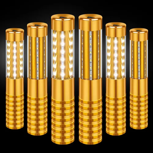 Vista 7 de 2 piezas LED estroboscópica luz de batón recargable servicio de botellas bengalas palo botella de champán reutilizable LED de mano para club