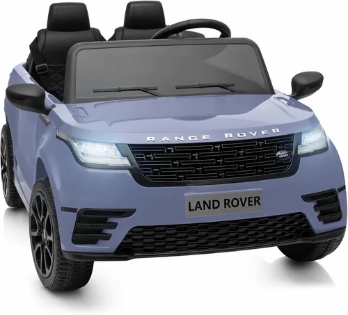 Vista 12 de Vehículo de policía con licencia Land Rover de 2 plazas, juguete de paseo de 24 V para niños Negro