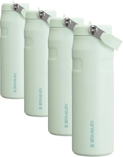 Vista 84 de STANLEY - Botella de agua IceFlow Flip Straw 2.0 con pajilla abatible, abertura más grande, acero inoxidable aislado, sin bisfenol A, 16 onzas