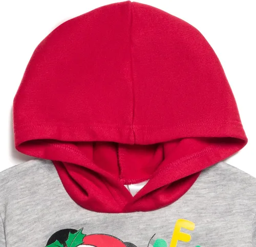 Vista 5 de Disney Mickey Mouse - Conjunto de sudadera con capucha y pantalones de forro polar para niños grandes