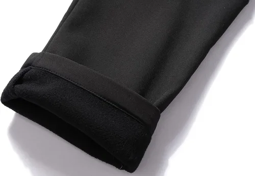 Vista 6 de Lelaki Pantalones de esquí de nieve impermeables para niños, pantalones de senderismo para exteriores, pantalones cálidos con forro polar