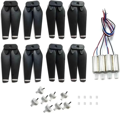 Vista 9 de Accessories for Quadcopter: Blade Protector Propeller Arm Motor Gear Fit for E99 Pro2 FPV Drone Control Kit (Clear)