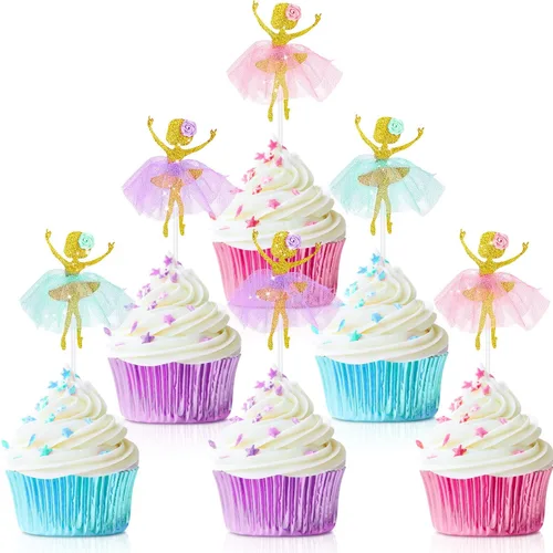 Vista 10 de Blulu 48 piezas de decoración de tren para magdalenas de tren cruzar Decoraciones de cumpleaños de tren, púas de cupcakes para fiesta temática