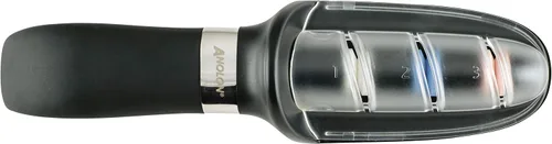 Vista 4 de Anolon 47998 AlwaysSharp - Afilador universal de cuchillos de cocina para cuchillos de hoja recta, 9 pulgadas, color negro