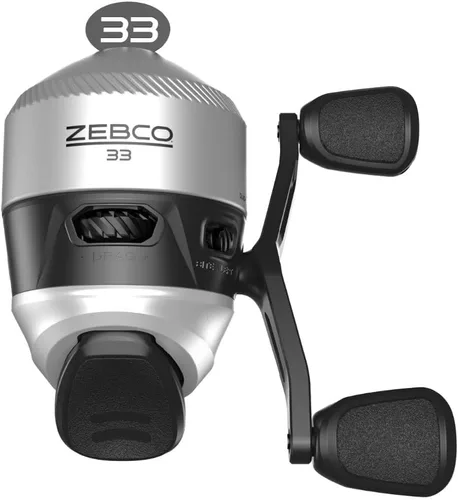 Vista 10 de Zebco 33 Spincast Fishing Reel, Right or Left-Hand Retrieve, Pre-Spooled with Zebco Cajun Line