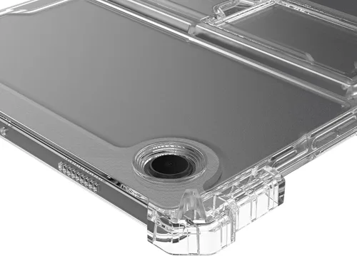 Vista 7 de Dteck Funda transparente delgada de 8.7 pulgadas con soporte y ranura para soporte para bolígrafo, esquinas reforzadas a prueba de golpes, para #00