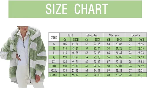 Vista 6 de SNKSDGM Sudadera de lana sintética de manga larga con cremallera para mujer, chaqueta de otoño e invierno mullida con capucha suelta