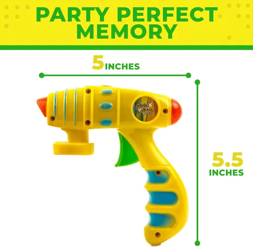 Vista 4 de Toysery Party Streamer Spray String Shooter Toy para niños y niñas, cuerda rociadora de fiesta para niños, gran pistola de juguete con aerosol