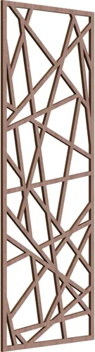 Vista 15 de Conway Paneles de pared decorativos de madera con calado, 9 3/8 pulgadas de ancho x 24 3/8 pulgadas de alto x 1/4 de alto, aliso