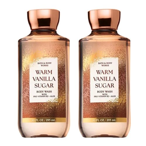 Vista 6 de Bath and Body Works - Juego de 2 gel de ducha de 10 onzas líquidas (Marshmallow Pumpkin Latte), multicolor
