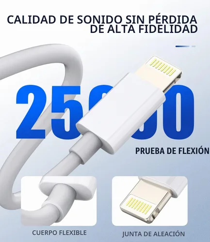Vista 5 de Divisor auxiliar para iPhone 3 en 1 (paquete de 2) adaptador de conector de auriculares dual Lightning a conector de auriculares de 0.138 in