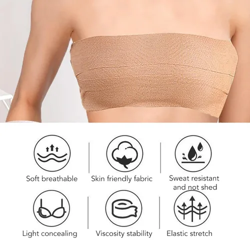 Vista 2 de Cinta de elevación transpirable Boobytape para levantar cinta push up cinta oculta sujetadores cinta para grandes calcomanías de elevación