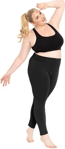 Vista 2 de Leggings de algodón para mujer talla grande elásticos XG 7X Fabricados en Estados Unidos