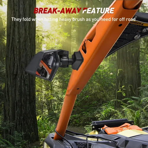 Vista 2 de Frokom Espejos laterales X3 – Can Am Maverick X3 Max X RS/DS/MR/Turbo/R/RR, diseño ajustable y separable
