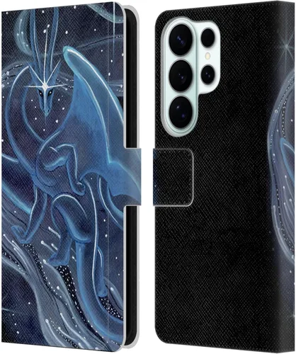 Vista 178 de Head Case Designs Officially Licensed Carla Morrow Galactic Entrancement Dragons Leather Wallet Case Compatible with Samsung Galaxy A07 4G