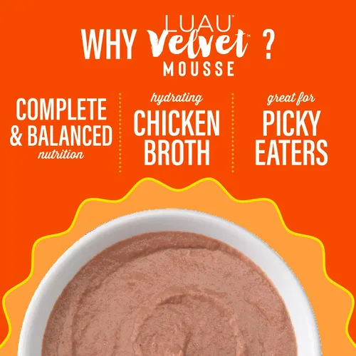 Vista 7 de Tiki Cat Velvet Mousse - Alimento húmedo sin granos con una textura suave para gatos adultos y gatitos