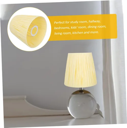 Vista 2 de DOITOOL Pantalla plisada para lámpara de mesa, estilo moderno, protección ocular
