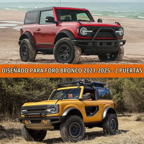 Vista 7 de Fundas impermeables para automóvil de repuesto para Ford Bronco 2021-2026