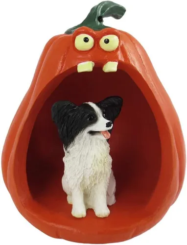 Vista 179 de Conversation Concepts Figura de Corgi galés de Halloween y calabaza Welsh Corgi Pembroke