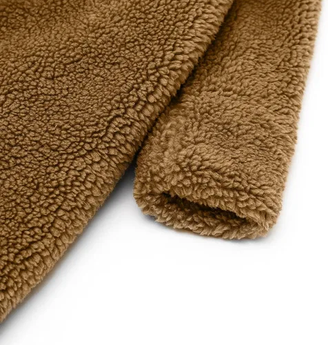 Vista 4 de Chaqueta de forro polar para niñas, camisa con botones para bebé, trajes de otoño para bebé, suéter de bebé