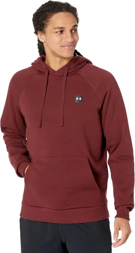 Vista 3 de Under Armour Rival - Sudadera ajustada de vellón con capucha, para hombre