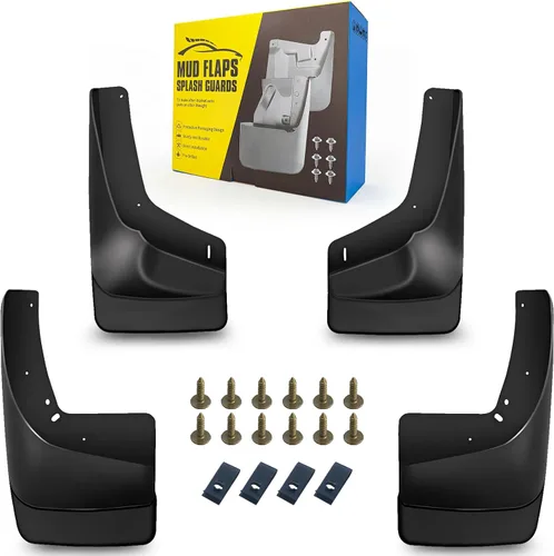 Vista 22 de Aleta de lodo Compatible con 2009-2010 Do-dge Ram 1500/2500/3500, 11-18 Ram 1500/2500/3500, Compatible con ruedas traseras simples, No es compatible