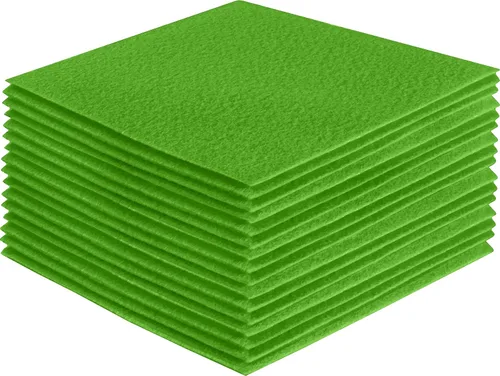 Vista 220 de FabricLA Hojas de fieltro acrílico para manualidades, cuadrados de fieltro precortados suaves de 4 x 4 pulgadas (3.9 in x 3.9 in), utiliza hojas