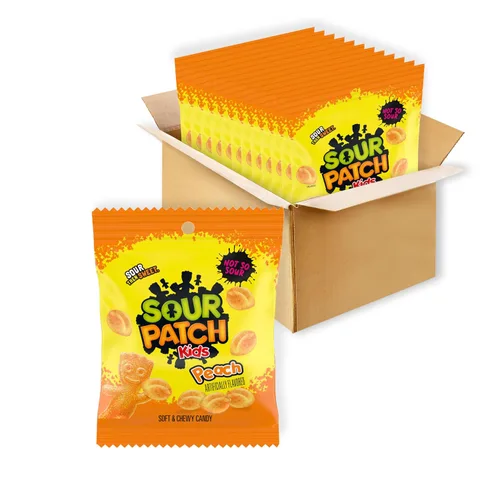 Vista 21 de SOUR PATCH KIDS Caramelos suaves y masticables de sandía, caramelos a granel, bolsas de 12-3.6 onzas