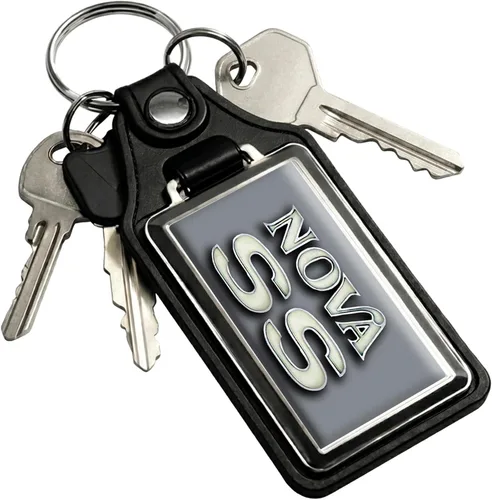 Vista 18 de Brotherhood Car Key Chain for Nova - Classic Models Keychain for Men and Blanco antiguo - Personalizado 1975