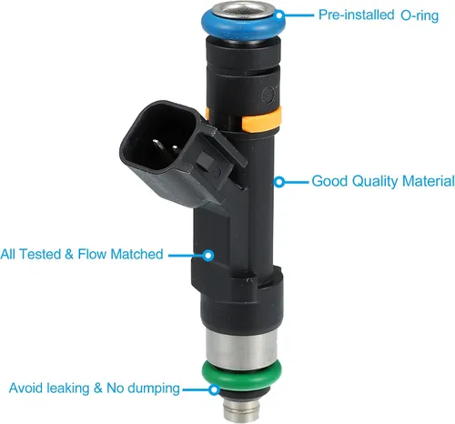 Vista 3 de AUTOHAUX 4 piezas L3G513250 Inyector de combustible para Mazda MX-5 Miata 2006-2015 y Mazda 3, 5, 6 modelos