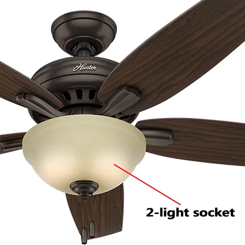 Vista 2 de Zing Ear - Interruptor de luz para ventilador de techo y piezas de repuesto de zócalo - Ze-310d, interruptor de cadena de tracción para soporte