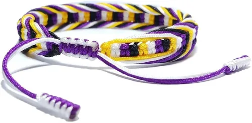 Vista 3 de LAMIBEE Pulsera tibetana con diseño de pansexualidad bisexual LGBT Proud Love Brazaletes de cuerda de amuleto y bohemio para mujeres y hombres
