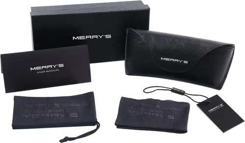 Vista 8 de MERRY'S Gafas de sol de piloto clásicas para hombre, estilo de moda, polarizadas, 100% UV, S8766