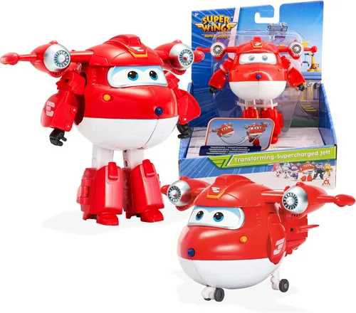 Vista 7 de Super Wings Toys Tino - Dinosaurio de 15 pulgadas, temporada 6, nuevo personaje, figuras de acción de Dinasour con niebla de agua, luz intermitente