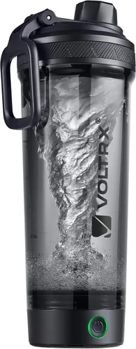 Vista 22 de VOLTRX Botella agitadora, Mezclador eléctrico recargable USB C con Gallium para batidos de proteínas, Vasos agitadores para batidos de proteínas