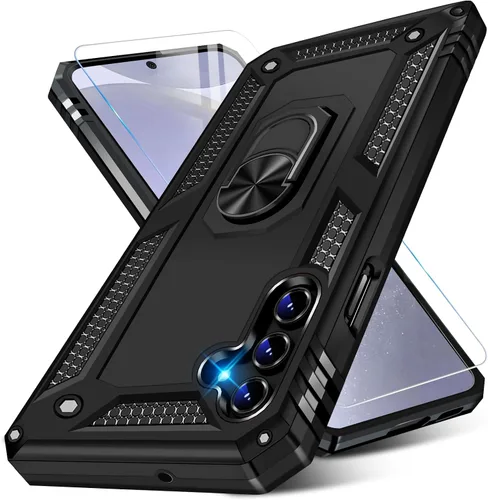 Vista 85 de Funda para Samsung Galaxy S21 5G resistente con protector de pantalla integrado, armadura dura, funda anticaída militar para Samsung S21 5G 6.2 2021