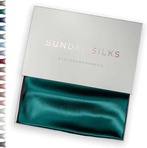 Vista 60 de FUNDA DE ALMOHADA DE SEDA DE MORERA 100% SUNDAYSILKS™, Fundas de almohada de seda para cabello y piel, Superior a la funda de almohada de satén