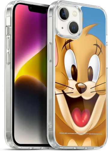 Vista 16 de Head Case Designs Funda de gel de cara completa con licencia oficial de Tom y Jerry Jerry [protección de grado militar] compatible con Apple iPhone