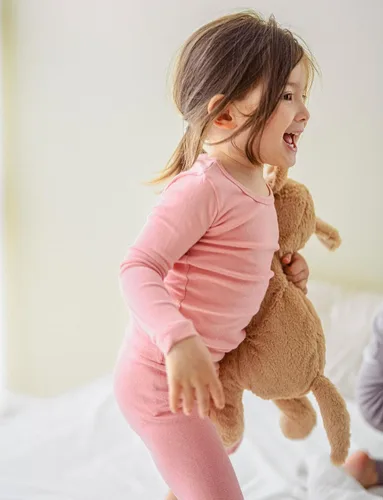 Vista 100 de AVAUMA - Pijama para niños y niñas de algodón básico para uso diario