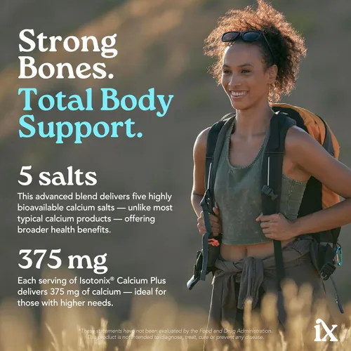 Vista 2 de Isotonix Calcium Plus de Market America proporciona al cuerpo una mezcla óptima de calcio, vitamina D3, magnesio, vitamina C y boro en una solución