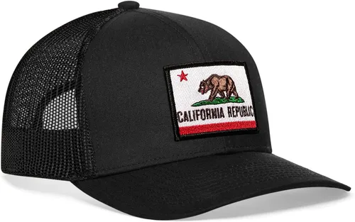Vista 37 de HAKA Gorra de béisbol unisex con diseño de bandera del estado Gorra de béisbol de malla de camionero