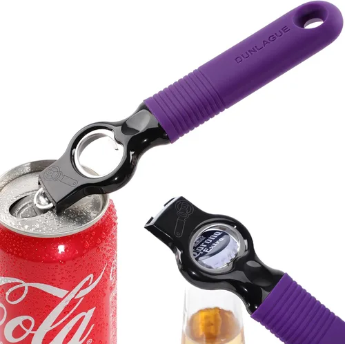 Vista 13 de Paquete de 2 abridores magnéticos de botellas de cerveza y abridor de latas de refrescos, abridor de botellas 2 en 1 y herramienta abridor