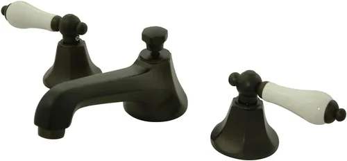 Vista 7 de Kingston Brass KS4467PL Grifo de baño extendido de 8 pulgadas, latón cepillado