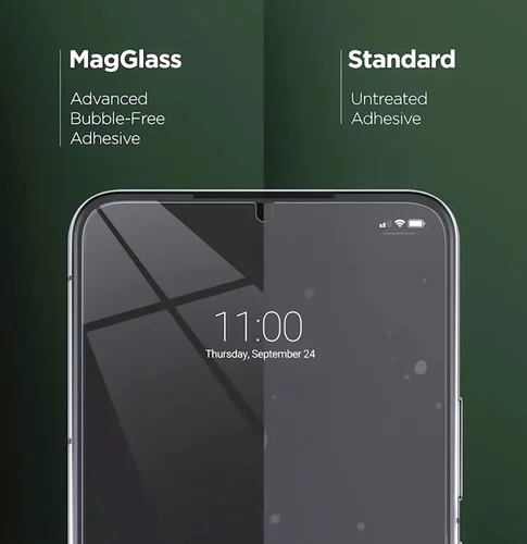 Vista 5 de magglass Protector de pantalla de privacidad diseñado para iPhone 11, protector de pantalla de vidrio templado antiespía resistente a las huellas