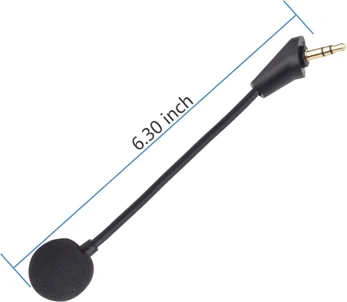 Vista 5 de Alitutumao - Micrófono para juegos de micrófono desmontable de 0.138in, compatible con Cloud Alpha SAlphaCloud9 Edition Gaming Headset