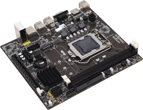 Vista 6 de Placa base compacta B75M M-ATX, soporte para Corei7, i5, i3 (LGA1155), DDR3x2, canal ALC6625.1, VGA, interfaz multimedia HD, PCI E1Xx1, pin COM x1