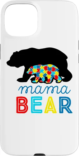 Vista 9 de Autism Awareness Mama Bear Autistic Mom Gift Case for iPhone 17