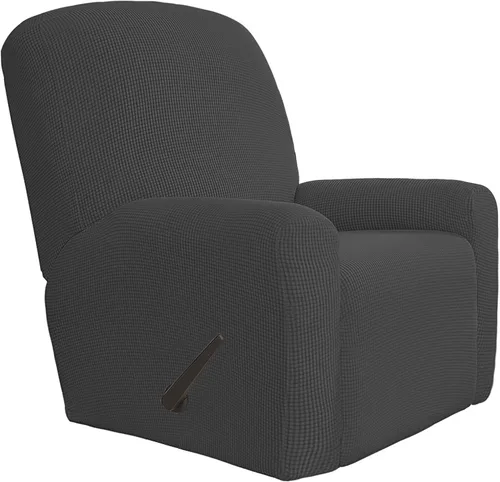 Vista 91 de Easy-Going Funda Elástica para Sofá Reclinable Cobertor de Sofá 4 Piezas Protector de Muebles Sofá Suave con Fondo Elástico Poliéster Spandex Tela